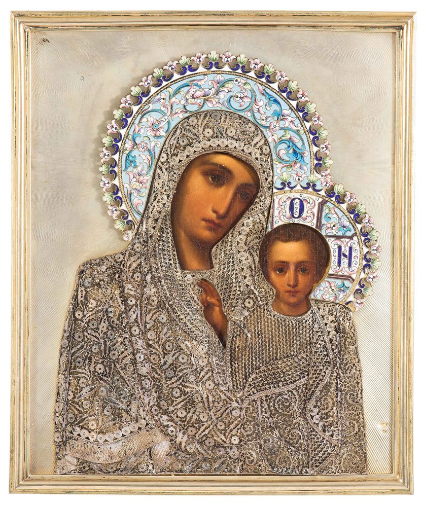 Казанская икона Божией матери Фаберже